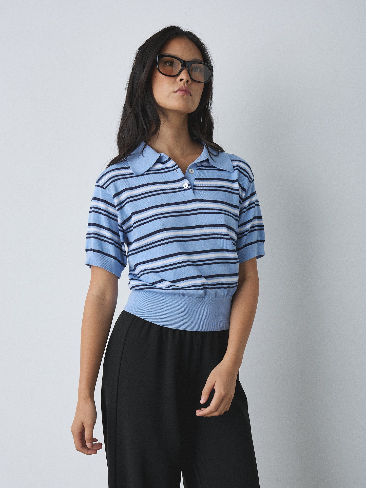 Rena Polo - Blue Stripe