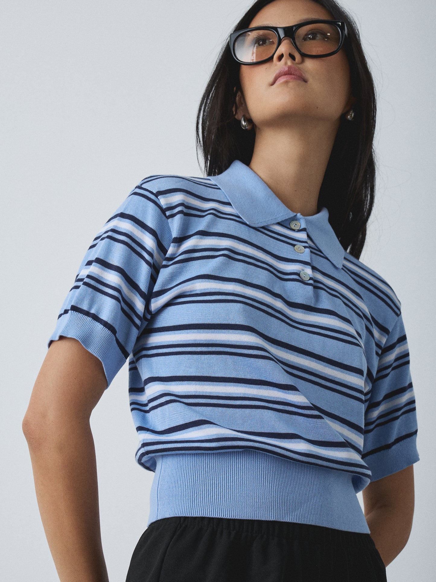 Rena Polo - Blue Stripe