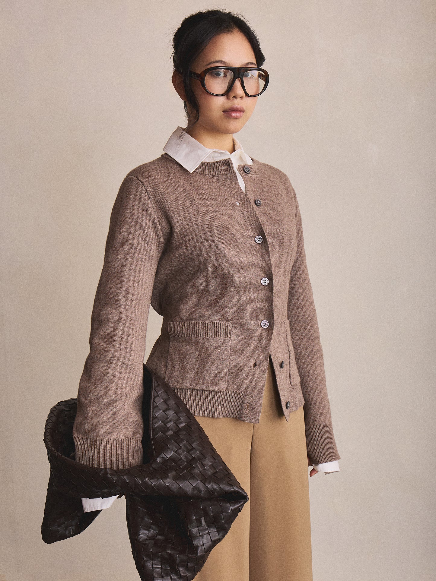 Wren Cardigan - Deep Tan