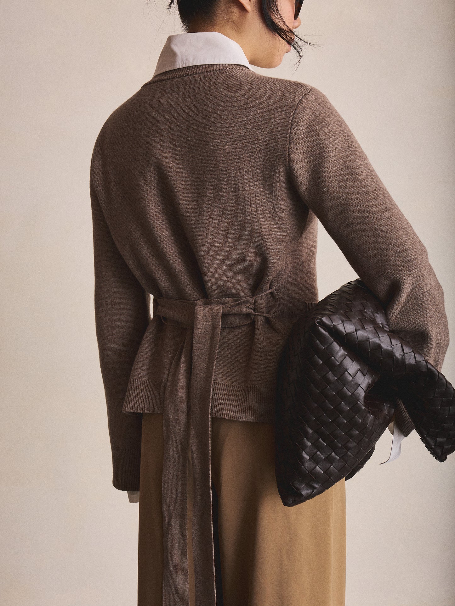 Wren Cardigan - Deep Tan