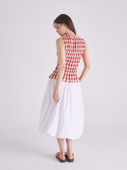 Luna Tank - Ruby Gingham