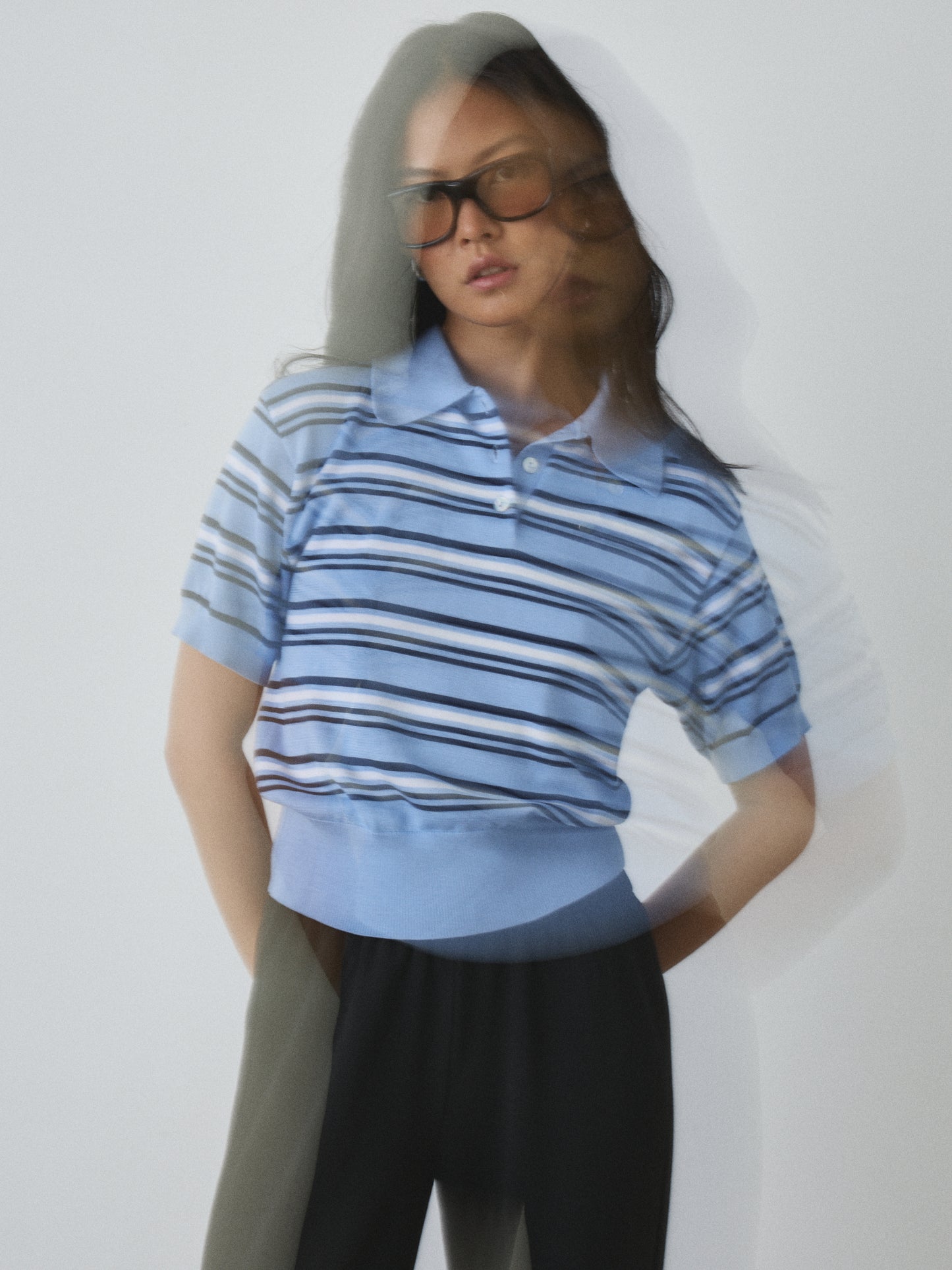 Rena Polo - Blue Stripe