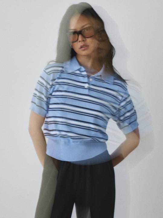 Rena Polo - Blue Stripe