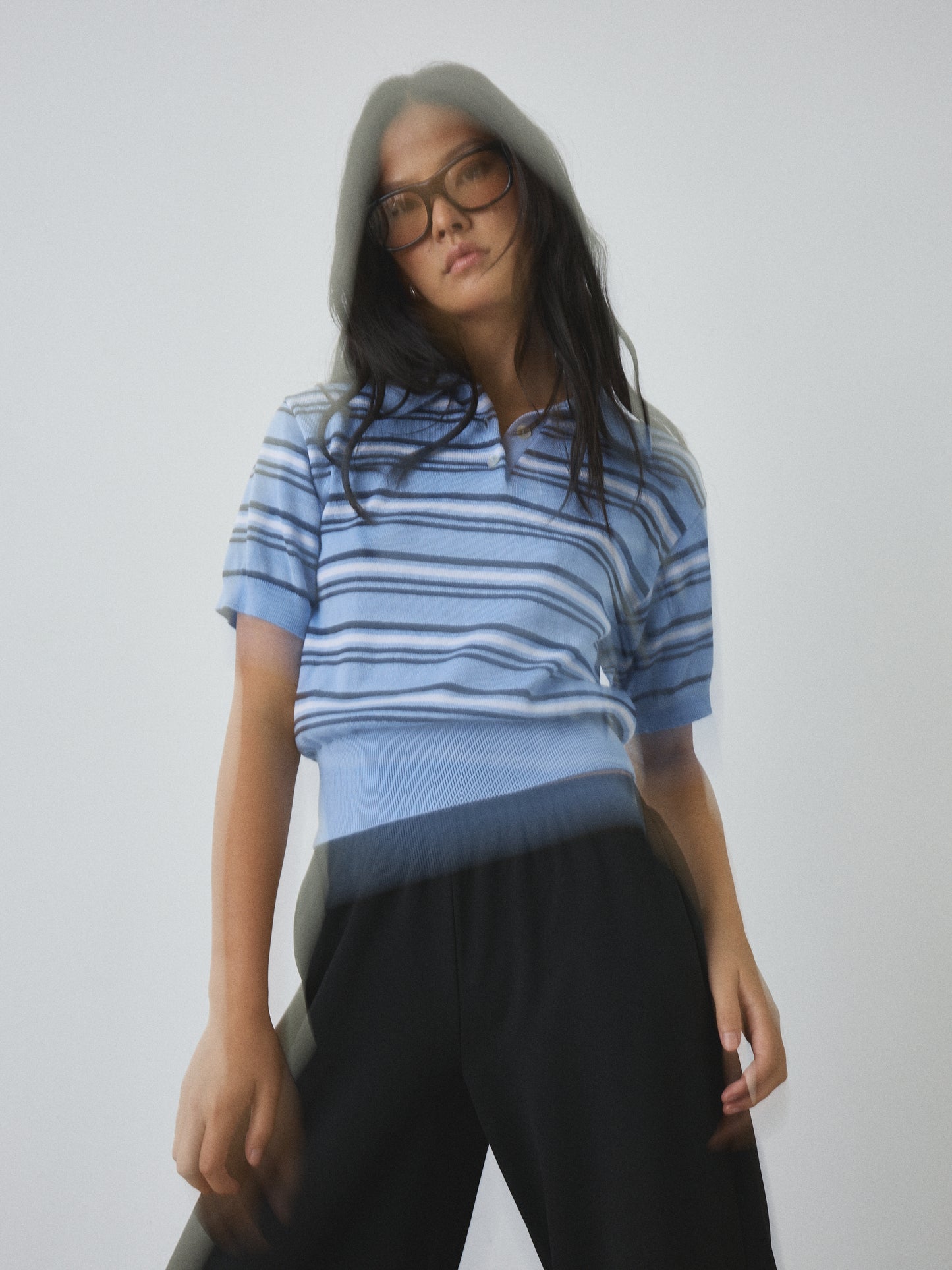 Rena Polo - Blue Stripe