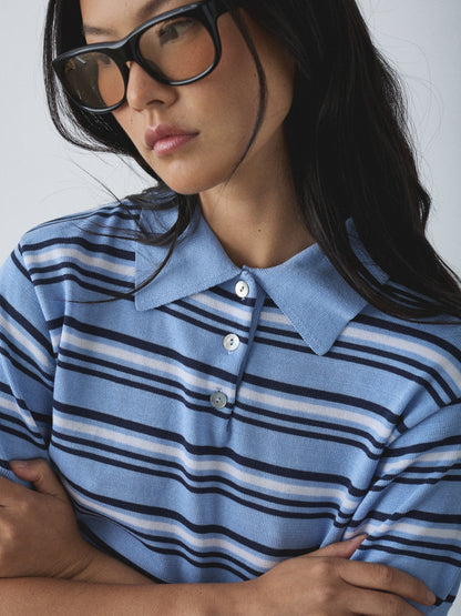 Rena Polo - Blue Stripe