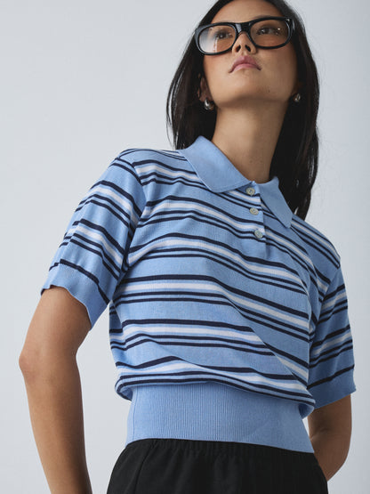 Rena Polo - Blue Stripe