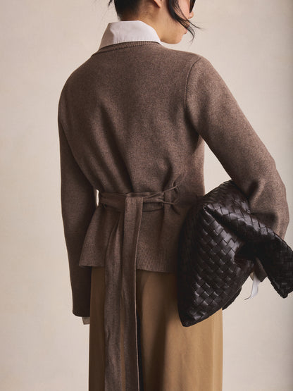 Wren Cardigan - Deep Tan