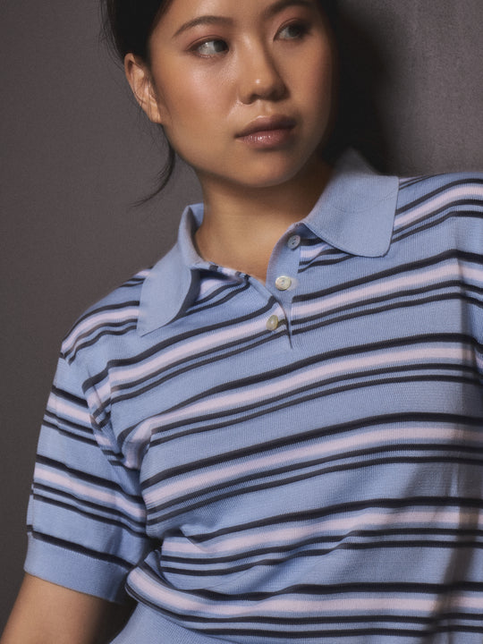 Rena Polo - Blue Stripe