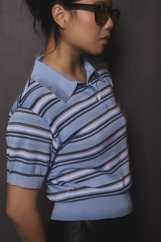 Rena Polo - Blue Stripe