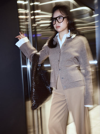 Wren Cardigan - Deep Tan
