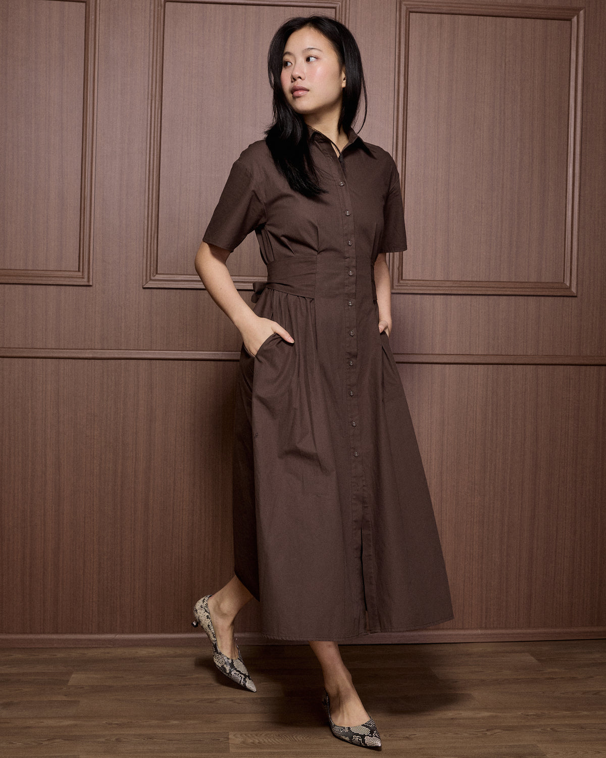 Vela Dress - Cacao