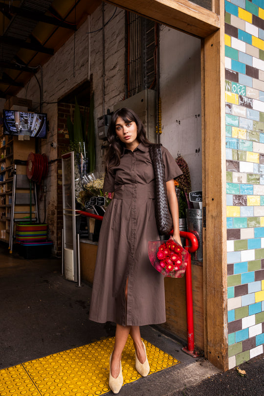 Vela Dress - Cacao